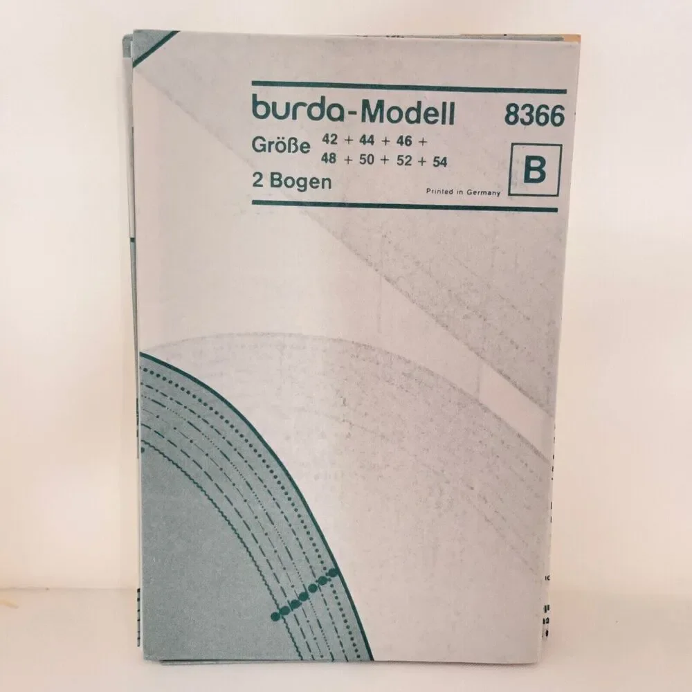 #8366 Burda Misses Dress Sewing Pattern Size 16-20